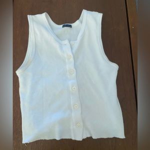 Brandy white tank top